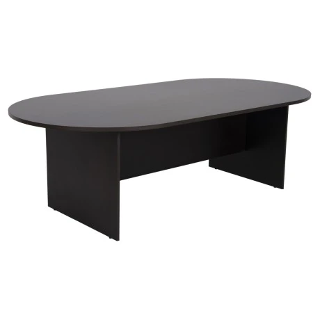 ΓΡΑΦΕΙΟ ΣΥΝΕΔΡΙΑΣΕΩΝ ΟΒΑΛ SIENNA HM2134.02 ΜΕΛΑΜΙΝΗ ΣΕ WENGE 240x120x75Υεκ.