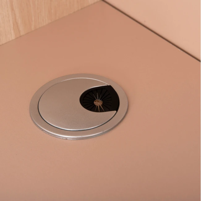 ΓΡΑΦΕΙΟ ΥΠΟΔΟΧΗΣ 240X82 SONAMA ΑΣΠΡΟ DALTON HM2068.02 240x82x105cm