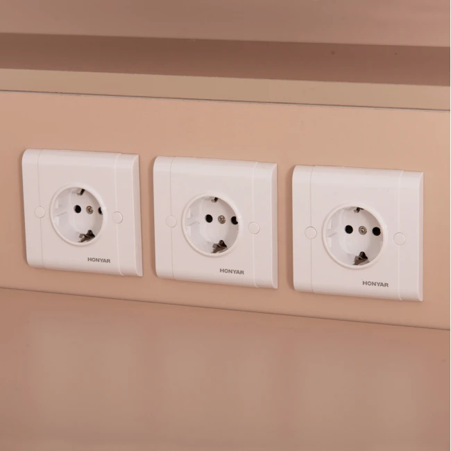 ΓΡΑΦΕΙΟ ΥΠΟΔΟΧΗΣ 240X82 SONAMA ΑΣΠΡΟ DALTON HM2068.02 240x82x105cm