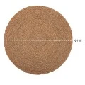 ΧΑΛΙ ΣΤΡΟΓΓΥΛΟ CRATER HM7847 MENDONG GRASS ΣΕ ΦΥΣΙΚΟ ΧΡΩΜΑ Φ100 εκ.