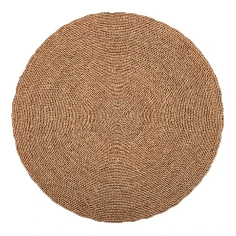 ΧΑΛΙ ΣΤΡΟΓΓΥΛΟ CRATER HM7849 MENDONG GRASS ΣΕ ΦΥΣΙΚΟ ΧΡΩΜΑ Φ150εκ.