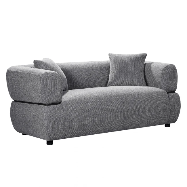 ΚΑΝΑΠΕΣ 2-ΘΕΣΙΟΣ ARCTIS HM3328.01 ΓΚΡΙ ΥΦΑΣΜΑ 169x88x88Υεκ.