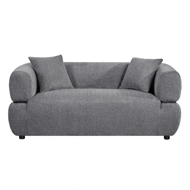 ΚΑΝΑΠΕΣ 2-ΘΕΣΙΟΣ ARCTIS HM3328.01 ΓΚΡΙ ΥΦΑΣΜΑ 169x88x88Υεκ.