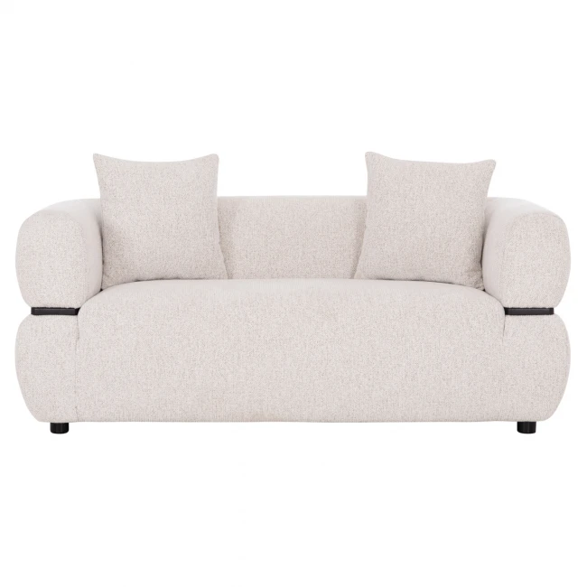 ΚΑΝΑΠΕΣ 2-ΘΕΣΙΟΣ ARCTIS HM3328.02 ΑΝΟΙΧΤΟ ΜΠΕΖ ΥΦΑΣΜΑ 169x88x88Υεκ.