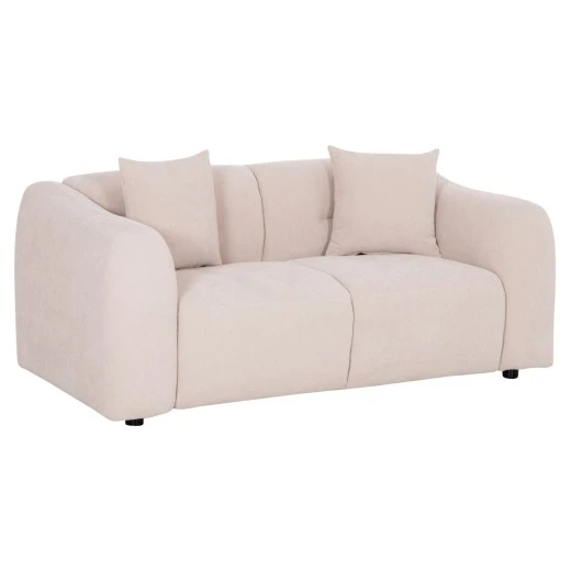 ΚΑΝΑΠΕΣ 2-ΘΕΣΙΟΣ JUNOA HM3334.02 ΕΚΡΟΥ ΥΦΑΣΜΑ 172x89x85Υεκ