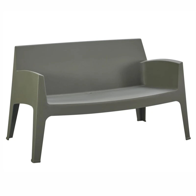 ΚΑΝΑΠΕΣ 2-ΘΕΣΙΟΣ ΠΟΛΥΠΡΟΠΥΛΕΝΙΟΥ SLEEK HM6366.05 ΧΡΩΜΑ DARK OLIVE 133x68x73Υεκ.