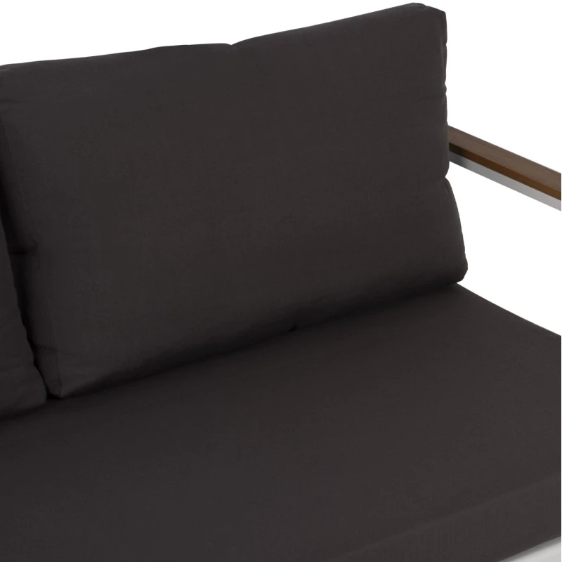 ΚΑΝΑΠΕΣ ΔΙΘΕΣΙΟΣ ΑΛΟΥΜΙΝΙΟΥ SAFIYA ΛΕΥΚΟΣ ΜΕ POLYWOOD HM5523.01 144X70X85Υεκ.