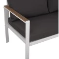 ΚΑΝΑΠΕΣ ΔΙΘΕΣΙΟΣ ΑΛΟΥΜΙΝΙΟΥ SAFIYA ΛΕΥΚΟΣ ΜΕ POLYWOOD HM5523.01 144X70X85Υεκ.