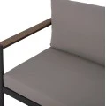 ΚΑΝΑΠΕΣ ΔΙΘΕΣΙΟΣ SAFIYA ΑΛΟΥΜΙΝΙΟΥ ΑΝΘΡΑΚΙ ΜΕ POLYWOOD HM5523.02 144X70X85Υεκ.