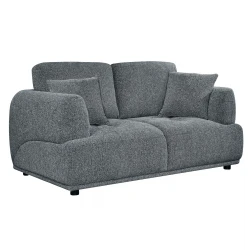 ΚΑΝΑΠΕΣ 2-ΘΕΣΙΟΣ STRUCTO HM3330.01 ΓΚΡΙ ΥΦΑΣΜΑ 168x94x88Υεκ.