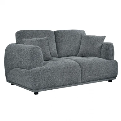 ΚΑΝΑΠΕΣ 2-ΘΕΣΙΟΣ STRUCTO HM3330.01 ΓΚΡΙ ΥΦΑΣΜΑ 168x94x88Υεκ.