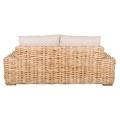 ΚΑΝΑΠΕΣ 2-ΘΕΣΙΟΣ TROPEL HM9809 ΞΥΛΟ MANGO-RATTAN ΦΥΣΙΚΟ-ΛΕΥΚΑ ΜΑΞΙΛΑΡΙΑ 192x88x70-85Υεκ.