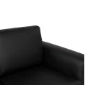 ΚΑΝΑΠΕΣ 2ΘΕΣΙΟΣ KΕΝΖΙΕ HM3121.21 ΜΕ ΜΑΥΡΟ PU 142x81x81 εκ.