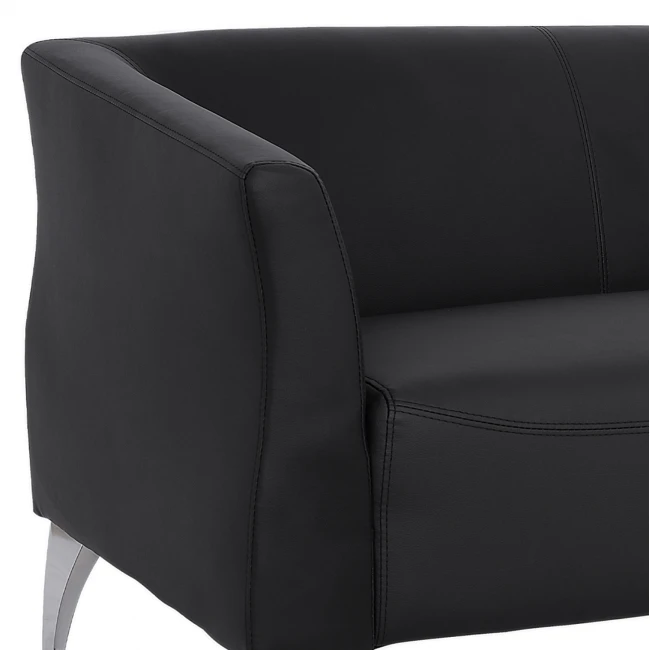 ΚΑΝΑΠΕΣ 2ΘΕΣΙΟΣ KIANA HM3122.21 ΜΕ ΜΑΥΡΟ PU 130x75x71 εκ.