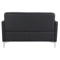 ΚΑΝΑΠΕΣ 2ΘΕΣΙΟΣ NELLIE HM3159.21 ΜΕ ΜΑΥΡΟ PU 113x71x71Υ εκ.