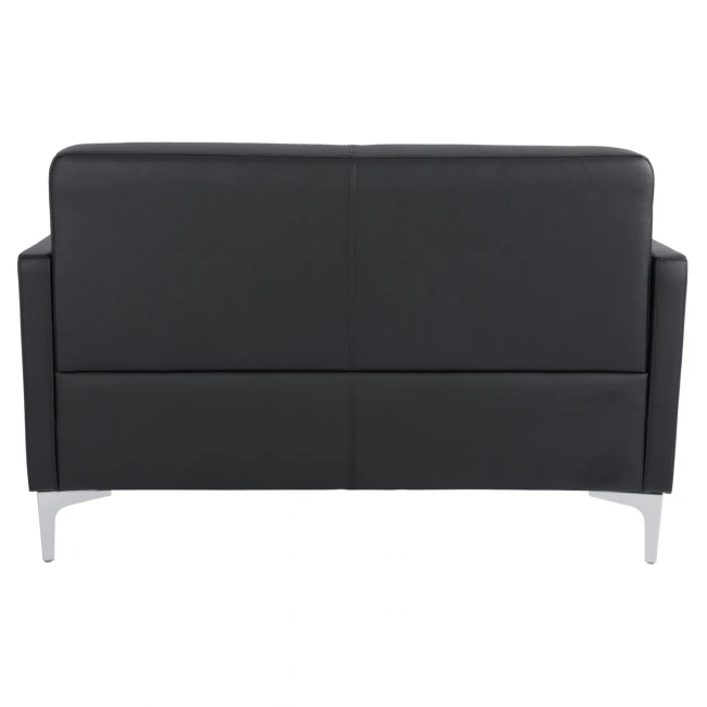 ΚΑΝΑΠΕΣ 2ΘΕΣΙΟΣ NELLIE HM3159.21 ΜΕ ΜΑΥΡΟ PU 113x71x71Υ εκ.