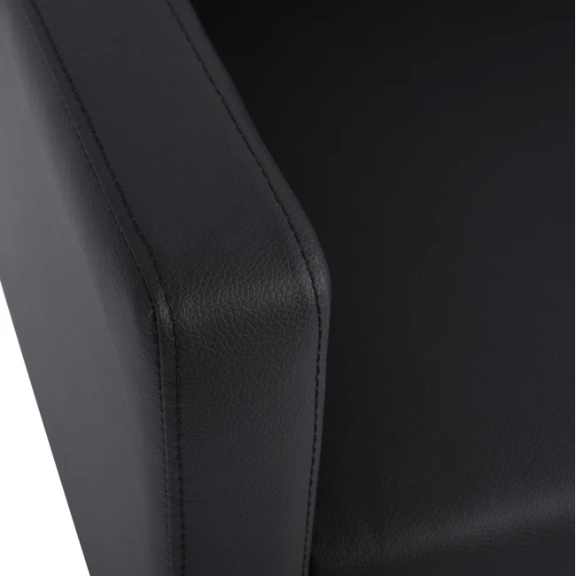 ΚΑΝΑΠΕΣ 2ΘΕΣΙΟΣ NELLIE HM3159.21 ΜΕ ΜΑΥΡΟ PU 113x71x71Υ εκ.