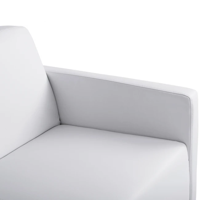 ΚΑΝΑΠΕΣ 2ΘΕΣΙΟΣ NELLIE HM3159.22 ΜΕ ΛΕΥΚΟ PU 113x71x71Υ εκ.