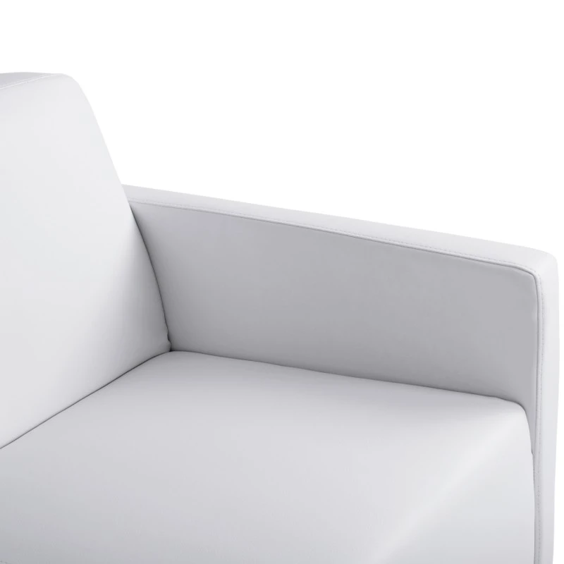 ΚΑΝΑΠΕΣ 2ΘΕΣΙΟΣ NELLIE HM3159.22 ΜΕ ΛΕΥΚΟ PU 113x71x71Υ εκ.