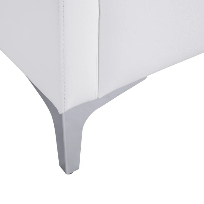 ΚΑΝΑΠΕΣ 2ΘΕΣΙΟΣ NELLIE HM3159.22 ΜΕ ΛΕΥΚΟ PU 113x71x71Υ εκ.