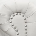 ΚΑΝΑΠΕΣ 2ΘΕΣΙΟΣ T.CHESTERFIELD HM3010.02 ΤΕΧΝΟΔΕΡΜΑ ΛΕΥΚΟ ΜΑΤ 155x90x73 εκ.