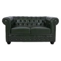 ΚΑΝΑΠΕΣ 2ΘΕΣΙΟΣ T.CHESTERFIELD HM3010.08 ΤΕΧΝΟΔΕΡΜΑ ΚΥΠΑΡΙΣΣΙ 150x90x72 εκ.