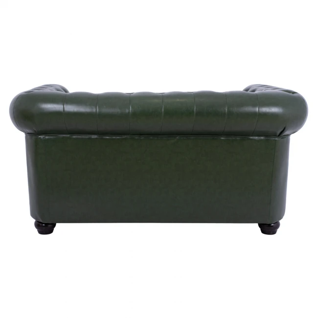 ΚΑΝΑΠΕΣ 2ΘΕΣΙΟΣ T.CHESTERFIELD HM3010.08 ΤΕΧΝΟΔΕΡΜΑ ΚΥΠΑΡΙΣΣΙ 150x90x72 εκ.