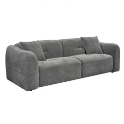 ΚΑΝΑΠΕΣ 3-ΘΕΣΙΟΣ JUNOA HM3333.01 ΓΚΡΙ ΥΦΑΣΜΑ 228x89x74Υεκ ΚΑΝΑΠΕΣ 3-ΘΕΣΙΟΣ JUNOA HM3333.01 ΓΚΡΙ ΥΦΑΣΜΑ 228x89x74Υεκ