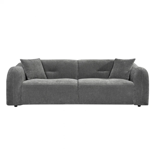 ΚΑΝΑΠΕΣ 3-ΘΕΣΙΟΣ JUNOA HM3333.01 ΓΚΡΙ ΥΦΑΣΜΑ 228x89x74Υεκ