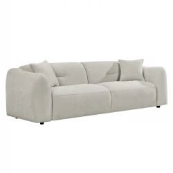 ΚΑΝΑΠΕΣ 3-ΘΕΣΙΟΣ JUNOA HM3333.02 ΕΚΡΟΥ ΥΦΑΣΜΑ 228x89x74Υεκ ΚΑΝΑΠΕΣ 3-ΘΕΣΙΟΣ JUNOA HM3333.02 ΕΚΡΟΥ ΥΦΑΣΜΑ 228x89x74Υεκ