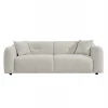 ΚΑΝΑΠΕΣ 3-ΘΕΣΙΟΣ JUNOA HM3333.02 ΕΚΡΟΥ ΥΦΑΣΜΑ 228x89x74Υεκ
