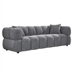 ΚΑΝΑΠΕΣ 3-ΘΕΣΙΟΣ NORIKA HM3331.01 ΓΚΡΙ ΥΦΑΣΜΑ 220x88x85Υεκ. ΚΑΝΑΠΕΣ 3-ΘΕΣΙΟΣ NORIKA HM3331.01 ΓΚΡΙ ΥΦΑΣΜΑ 220x88x85Υεκ.