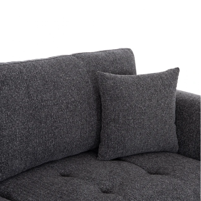 ΚΑΝΑΠΕΣ 3-ΘΕΣΙΟΣ STRUCTO HM3329.01 ΓΚΡΙ ΥΦΑΣΜΑ 227x94x88Υεκ.