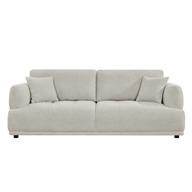 ΚΑΝΑΠΕΣ 3-ΘΕΣΙΟΣ STRUCTO HM3329.02 ΑΝΟΙΧΤΟ ΜΠΕΖ ΥΦΑΣΜΑ 227x94x88Υεκ.