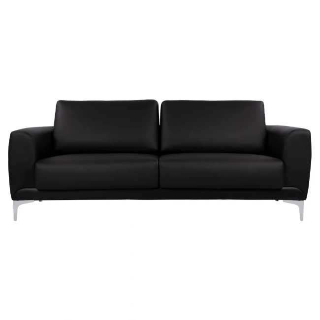 ΚΑΝΑΠΕΣ 3ΘΕΣΙΟΣ KENZIE HM3121.31 ΜΕ ΜΑΥΡΟ PU 190x81x81 εκ.