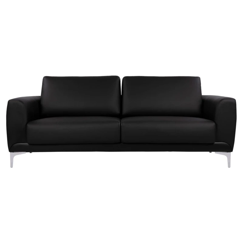 ΚΑΝΑΠΕΣ 3ΘΕΣΙΟΣ KENZIE HM3121.31 ΜΕ ΜΑΥΡΟ PU 190x81x81 εκ.
