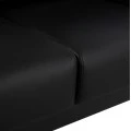 ΚΑΝΑΠΕΣ 3ΘΕΣΙΟΣ KENZIE HM3121.31 ΜΕ ΜΑΥΡΟ PU 190x81x81 εκ.