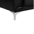 ΚΑΝΑΠΕΣ 3ΘΕΣΙΟΣ KENZIE HM3121.31 ΜΕ ΜΑΥΡΟ PU 190x81x81 εκ.