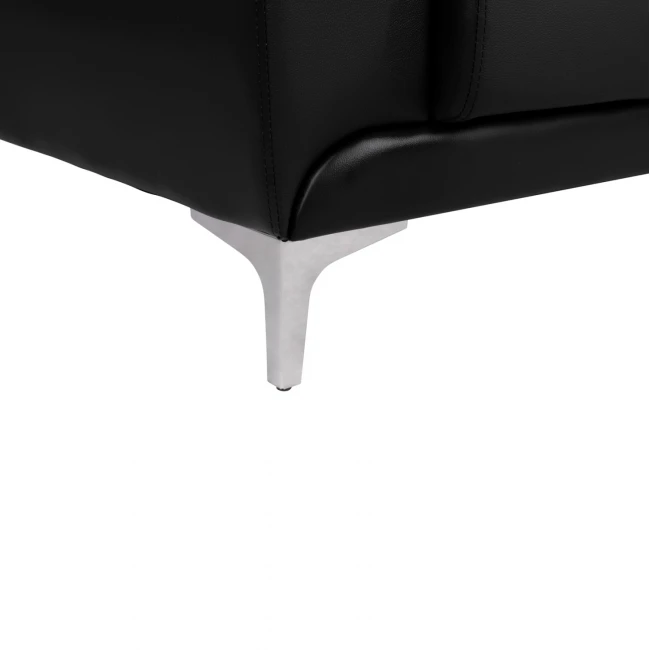 ΚΑΝΑΠΕΣ 3ΘΕΣΙΟΣ KENZIE HM3121.31 ΜΕ ΜΑΥΡΟ PU 190x81x81 εκ.