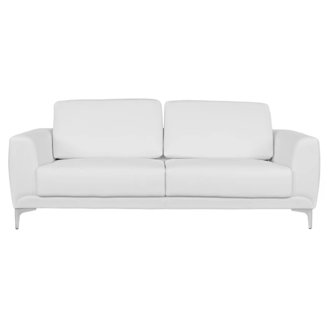 ΚΑΝΑΠΕΣ 3ΘΕΣΙΟΣ KENZIE HM3121.32 ΜΕ ΛΕΥΚΟ PU 190x81x81 εκ.