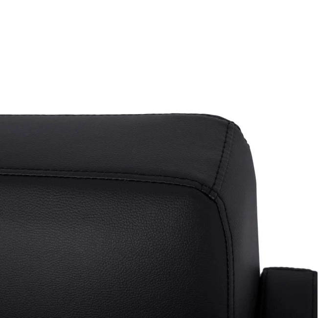 ΚΑΝΑΠΕΣ 3ΘΕΣΙΟΣ NELLIE HM3159.31 ΜΕ ΜΑΥΡΟ PU 163x71x71Υ εκ.