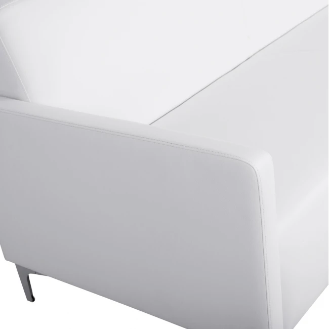 ΚΑΝΑΠΕΣ 3ΘΕΣΙΟΣ NELLIE HM3159.32 ΜΕ ΛΕΥΚΟ PU 163x71x71Υ εκ.