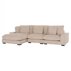 ΚΑΝΑΠΕΣ ΑΡΙΣΤΕΡΗ ΓΩΝΙΑ CRANFIELD HM3287.02L ΜΠΕΖ ΡΙΓΕ ΥΦΑΣΜΑ 315x167(γωνία)x67Υεκ.