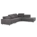 ΚΑΝΑΠΕΣ ΔΕΞΙΑ ΓΩΝΙΑ 5Θ ΜΕ RECLINE LUNARIS HM3316.01R ΓΚΡΙ ΥΦΑΣΜΑ 307x267x94Yεκ