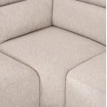 ΚΑΝΑΠΕΣ ΔΕΞΙΑ ΓΩΝΙΑ 5Θ ΜΕ RECLINE LUNARIS HM3316.02R ΕΚΡΟΥ ΥΦΑΣΜΑ 307x267x94Yεκ