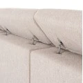ΚΑΝΑΠΕΣ ΔΕΞΙΑ ΓΩΝΙΑ 5Θ ΜΕ RECLINE LUNARIS HM3316.02R ΕΚΡΟΥ ΥΦΑΣΜΑ 307x267x94Yεκ