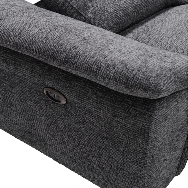 ΚΑΝΑΠΕΣ ΔΕΞΙΑ ΓΩΝΙΑ-ΑΝΑΚΛΙΣΗ & ΑΠΟΘ.ΧΩΡΟΣ-RESTRO HM3339.01R ΓΚΡΙ ΥΦΑΣΜΑ 290x220x80Υεκ