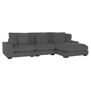 ΚΑΝΑΠΕΣ ΔΕΞΙΑ ΓΩΝΙΑ CRANFIELD HM3287.01R ΓΚΡΙ ΡΙΓΕ ΥΦΑΣΜΑ 315x167(γωνία)x67Υεκ.