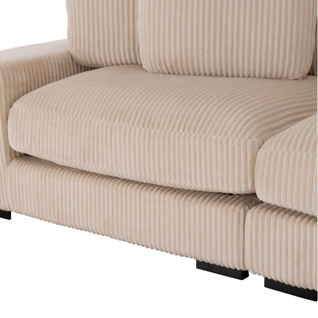 ΚΑΝΑΠΕΣ ΔΕΞΙΑ ΓΩΝΙΑ CRANFIELD HM3287.02R ΜΠΕΖ ΡΙΓΕ ΥΦΑΣΜΑ 315x167(γωνία)x67Υεκ.