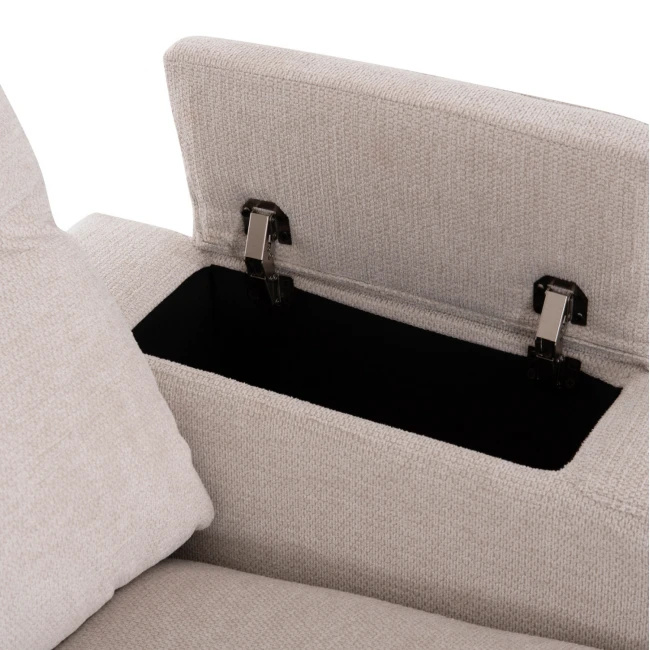 ΚΑΝΑΠΕΣ ΔΕΞΙΑ ΓΩΝΙΑ SYNTHIA HM3308.01R ΑΝΑΚΛΙΣΗ & ΑΠΟΘ.ΧΩΡΟΣ--ΜΠΕΖ 245x170x98Υεκ